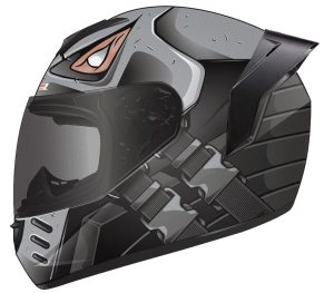 Casco 352 Rookie Stroke Negro Gris Mate (copia)