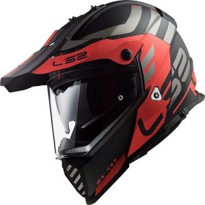 Casco MX436 Pionner Adventure Rojo/Negro