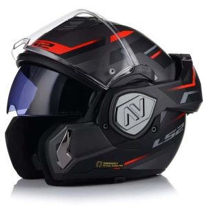 Casco 906 Advant Kuka Negro/Rojo Mate