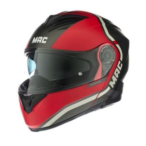 Casco 908 Rock Albarn Negro / Rojo Mate