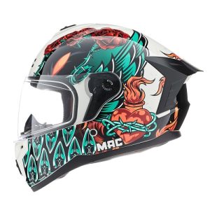 Casco 070 Volt Lovepredator Verde/Beige