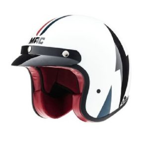 Casco OF181 Bowie Raink Negro/Blanco Brillo
