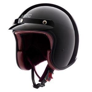 Casco OF181 Bowie Solid Negro Brillo