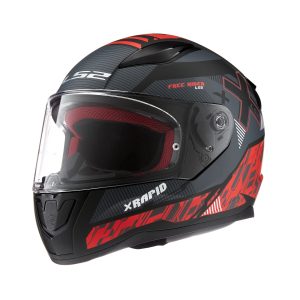 Casco 353 Rapid Xtreet Rojo Negro
